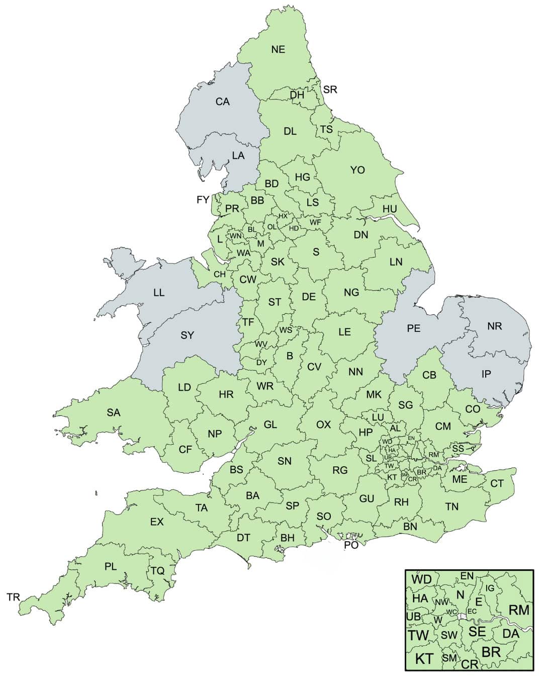 Doorstep Collection Postcode Map