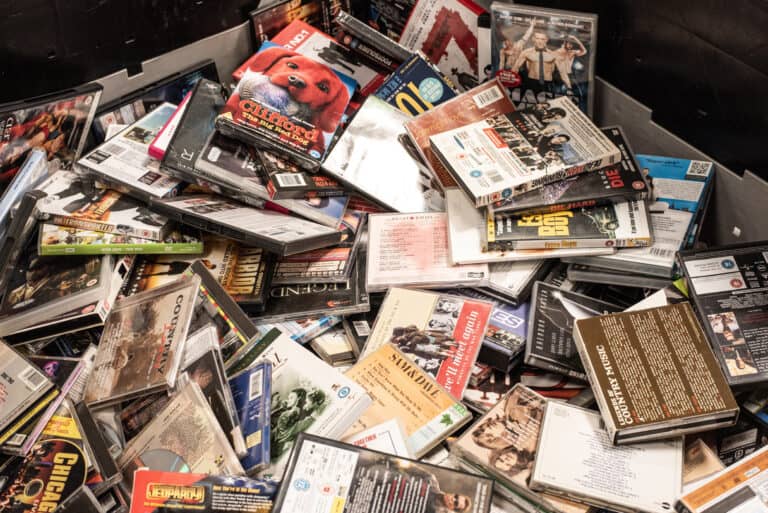 What Happens to donated CDs and DVDs?