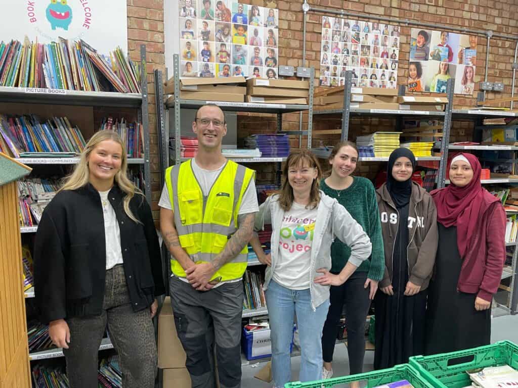 Meeting the team at the children's book project.