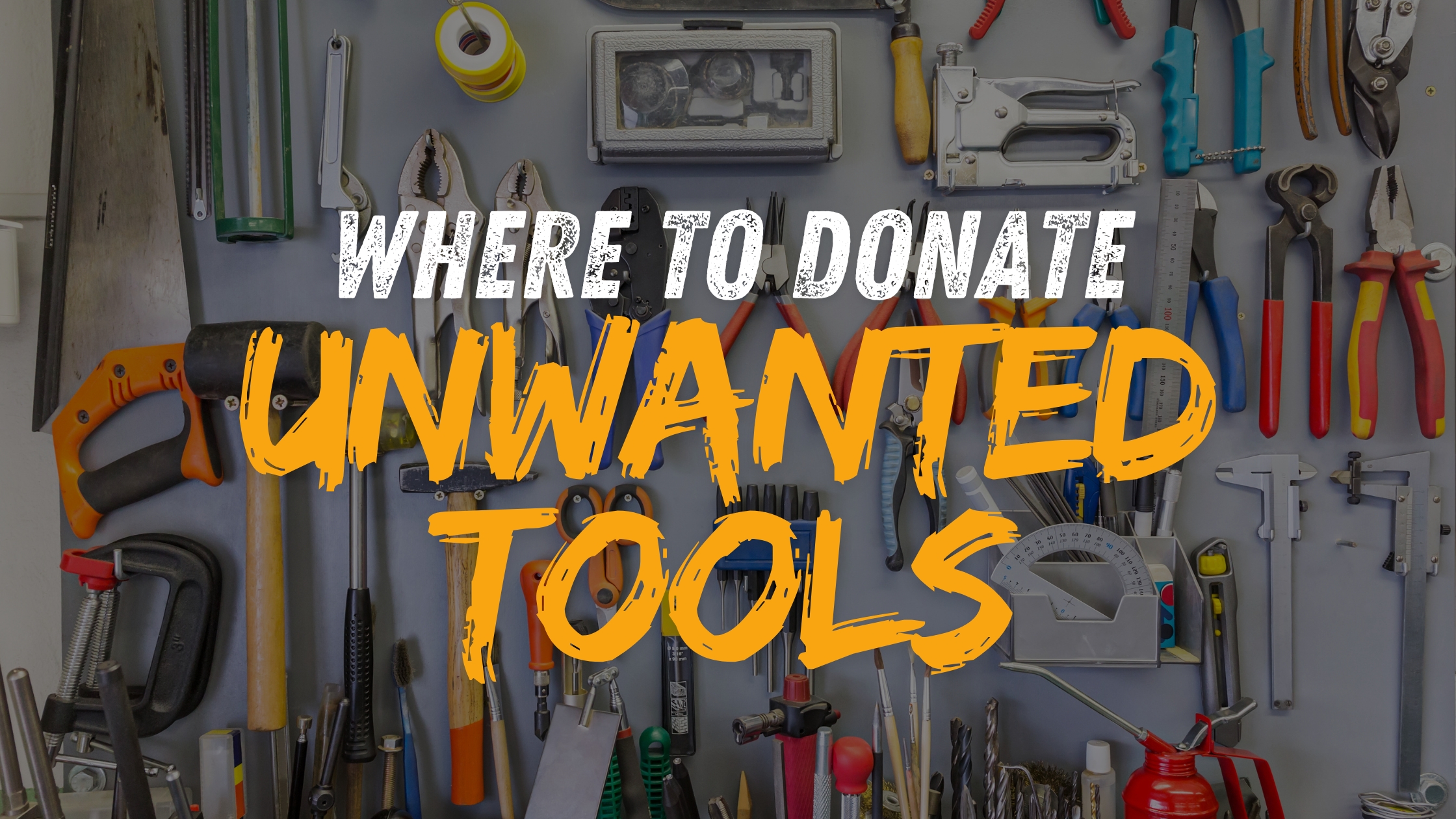 Give Your Old Tools a New Life – We’ll Collect Them from Your Doorstep!